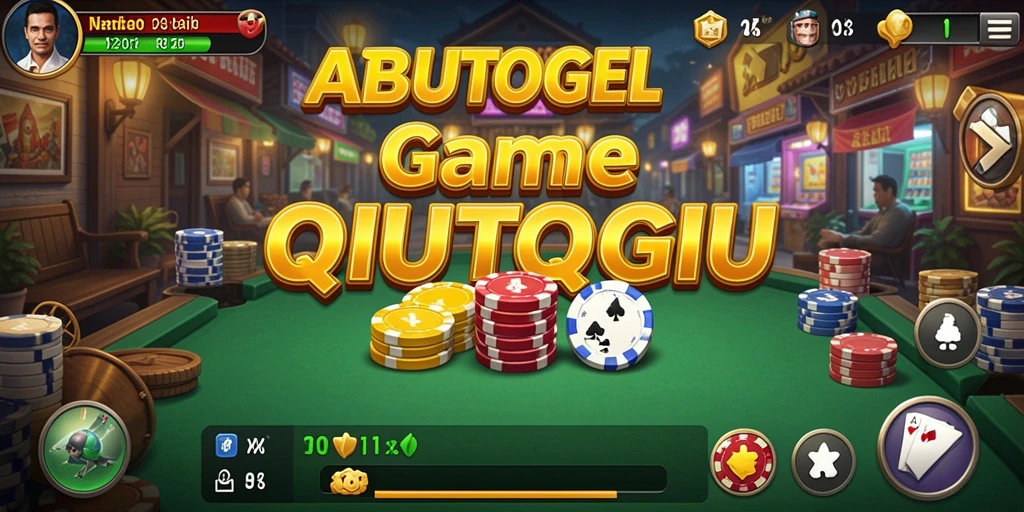 Tampilan menarik dari gameplay QiuQiu di ABUTOGEL.