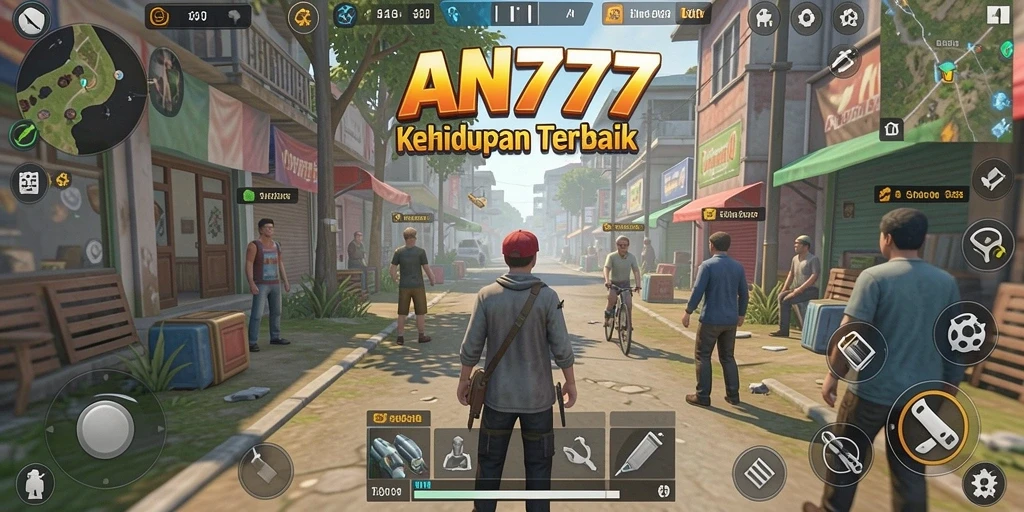 Tampilan screenshot gameplay AN777 yang penuh warna dan interaktif.