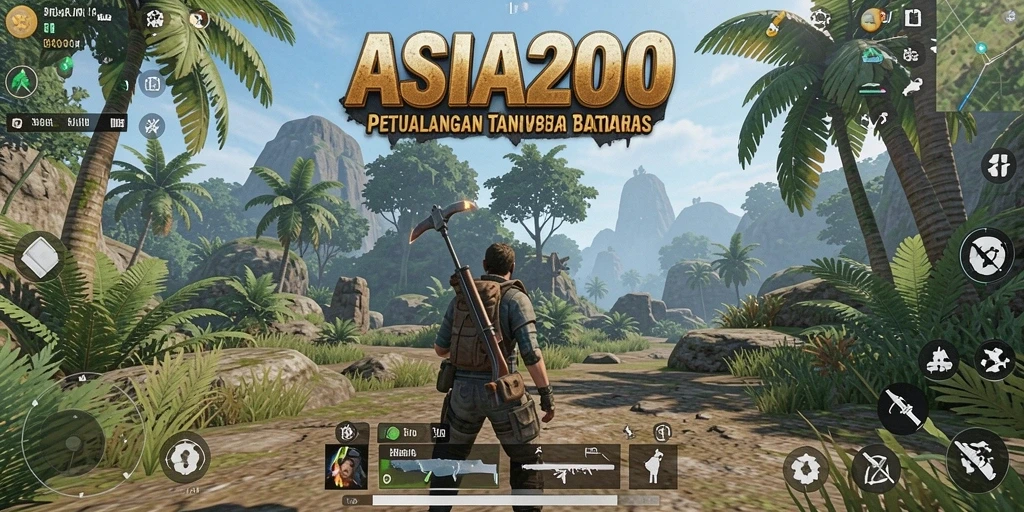 Gameplay ASIA200 menunjukkan keindahan dunia terbuka yang luas.