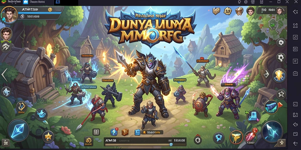 Tampilan menarik gameplay <strong>ATM138</strong> yang menyajikan pertempuran seru dan dunia menakjubkan.