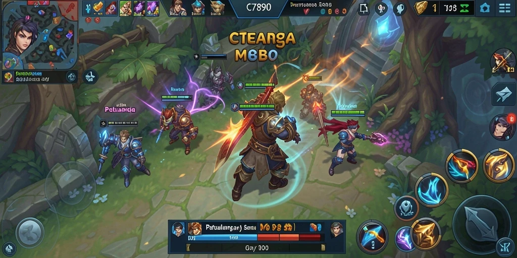 Tampilan gameplay C7890 yang mendebarkan dan penuh aksi.