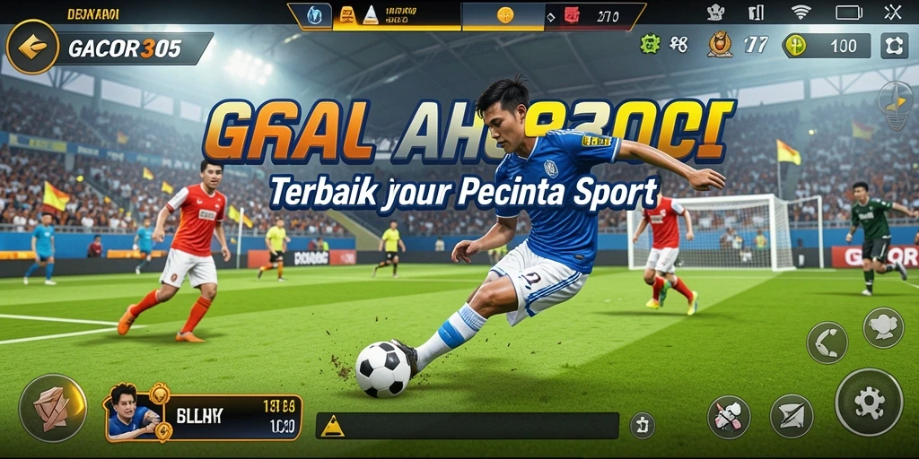 Tampilan gameplay GACOR305 yang menarik dalam aksi olahraga.