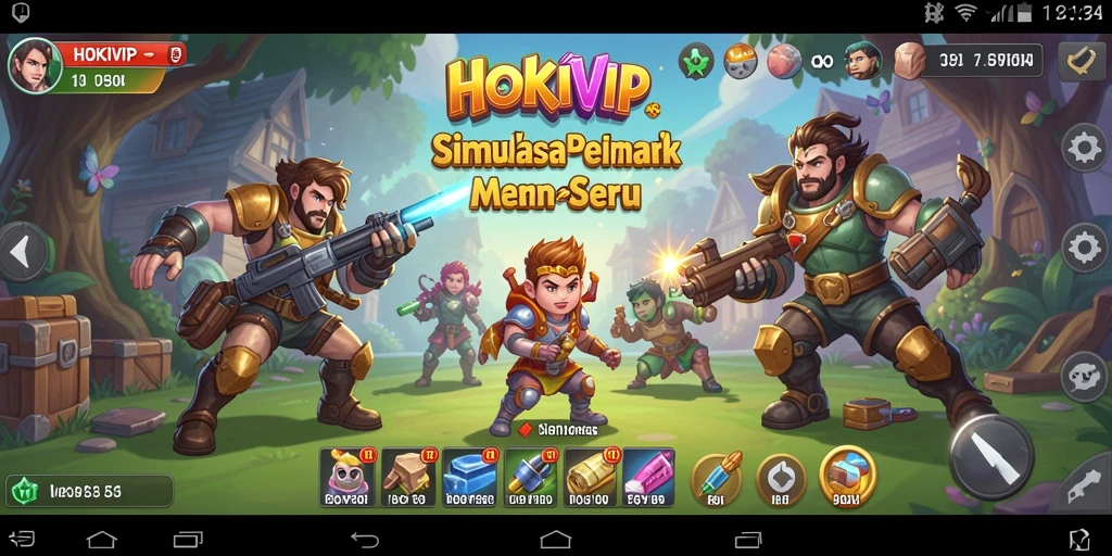 Screenshot HOKIVIP menampilkan gameplay yang seru dan interaktif.