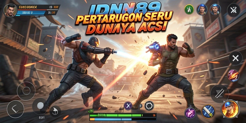 Gameplay seru dengan aksi bertempo cepat di IDN89.