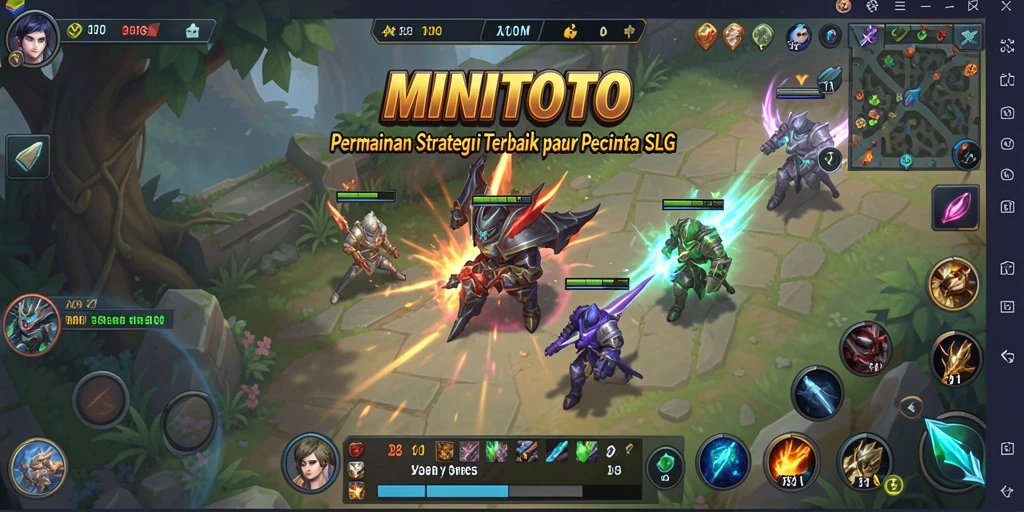 Tampilan gameplay MINITOTO yang mendebarkan dan penuh strategi.