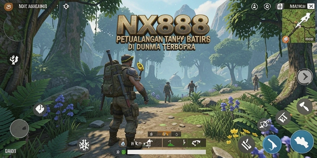 Gameplay NX888 yang menakjubkan di dunia terbuka.