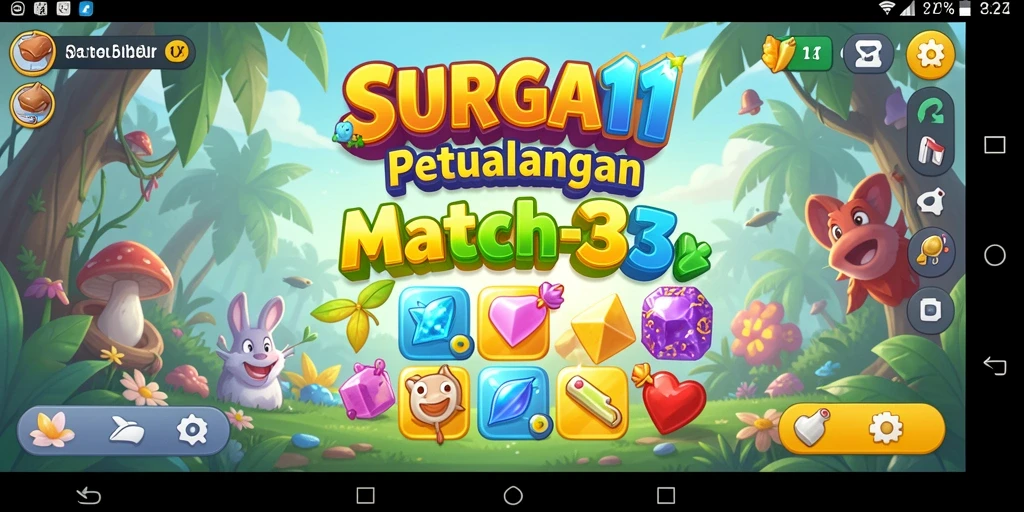 Tampilan gameplay SURGA11 yang seru dan penuh warna.